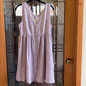RALPH LAUREN DITZY PRINT SUMMER DRESS LIKE NEW